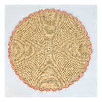 Pure HOT Trending 2025 rotin naturel et corde chargeur plaque artisanale accessoire de salle à manger pour vintage moderne et réglage de table