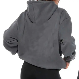 Sweat-shirt à col rond surdimensionné avec style streetwear brun délavé, pull décontracté pour homme, sweat-shirts personnalisés - Product Image 4