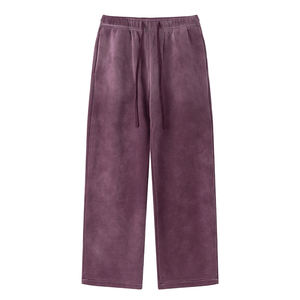 กางเกงวอร์มผู้ชายผ้าฟลีซผ้าคอตตอนผ้าฟลีซปักลายสีจาง - Product Image 1