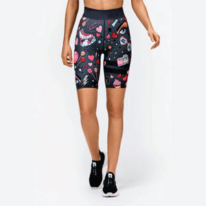 Tissu super lisse avec short de vélo en fer forgé 85% polyester 15% élasthanne extensible dans les 4 sens - Product Image 3