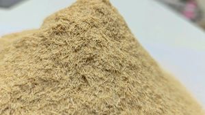 Poudre de bois de sciure de bois de qualité supérieure 40 mailles Fine lisse Beige Texture dorée Matière première de qualité industrielle pour l'utilisation de l'encens Dhoop - Product Image 5