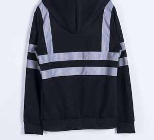 Sudadera con capucha de alta calidad y alta visibilidad con bolsillos, ropa de trabajo reflectante, suéteres reflectantes personalizados transpirables de secado rápido - Product Image 2