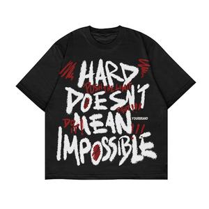 Camisetas Unisex de Verano de Alta Calidad con Estampado Gráfico de Moda Urbana, Marca Personalizada OEM, Venta al por Mayor, Estilo Vintage, Holgadas, para Gimnasio - Product Image 5