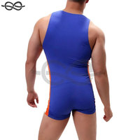 Sous-vêtements pour hommes Justaucorps de sport Short de lutte Combinaison de fitness pour une utilisation active et un confort d'entraînement