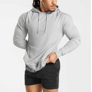 Sudadera con capucha mezclada de algodón americano de alta calidad 620GSM para hombre con logotipo personalizado, chaqueta deportiva gruesa de Color sólido para hombre teñida lisa - Product Image 1