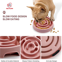 Comedero Lento de Lujo para Perros de Fabricante OEM, Tazón Personalizado para Gatos, Comederos y Tazones para Mascotas de Plástico Duradero Ecológico en Varios Colores