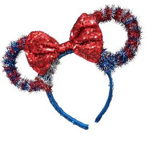 Accessoires pour cheveux Disney Mickey Minnie Mouse, bandeaux en guirlande, réglables, unisexes, 150 pièces, vente en gros, carton, livraison gratuite, officiel HER - Product Image 4