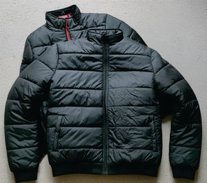 Manteau matelassé lourd à capuche LAYENNE, veste d'hiver en duvet pour homme, veste à capuche zippée en duvet pour homme - Product Image 2