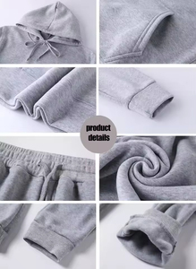 Sweat à capuche unisexe en polyester/coton avec logo personnalisé, coupe classique, doublure polaire, poche, longueur standard, haute qualité, pour l'hiver - Product Image 4