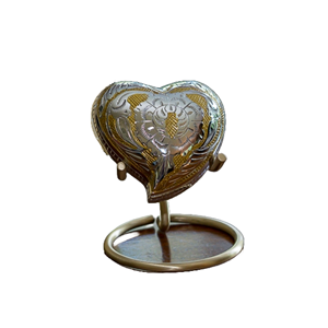 Aluminum Handcrafted Modern Design Funeral Cremation Urns For Human Ashes With Enamel Regular Size for Wholesale Suppliers - Product Image 3