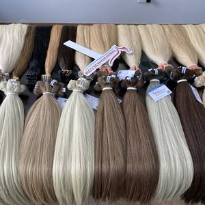 Extensions de cheveux humains vierges Remy de luxe, ondulés naturels, ondulations profondes lâches, trame machine, cheveux vietnamiens de haute qualité, vente en gros - Product Image 1