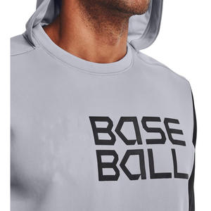 Fundamentos de fábrica Logotipo personalizado Patrón Béisbol Sudadera con capucha Sublimación Bordado Poliéster Algodón Manga larga Béisbol Hombres Sudadera con capucha Desgaste - Product Image 2