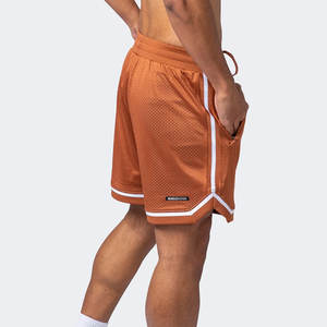 Pantalones Cortos de Baloncesto de Malla Transpirable de Alta Calidad, Talla Grande, Estampados por Sublimación, Personalizados OEM, de Poliéster - Product Image 2