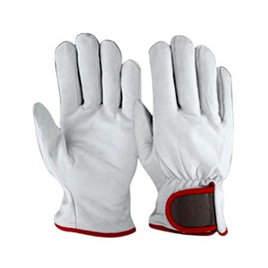 NOUVEAU Gants de conduite en cuir de chèvre et peau de vache avec protection respirante pour les mains Gants en cuir pour hommes - Product Image 6