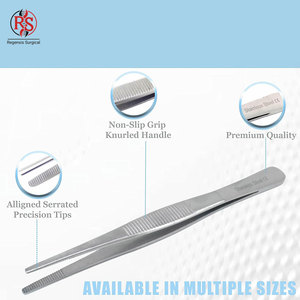 Pinzas Quirúrgicas para Tejidos con Logotipo Personalizado, Pinzas para Tejidos con Certificación CE, Instrumentos Quirúrgicos - Product Image 4