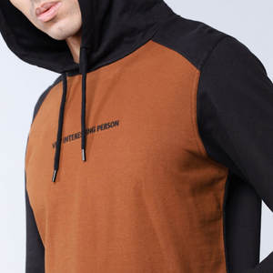 Sweat à capuche couleur unique de qualité supérieure pour hommes Basics Cotton Blended Quick Dry Customer Printed Design Men Hoodie - Product Image 6