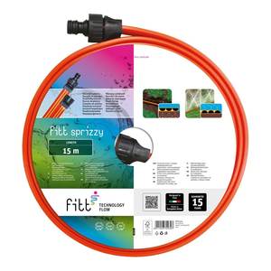 Tuyau d'arrosage plat flexible à trois trous SPRIZZY Orange 69002 00015 (15 m) - Product Image 2