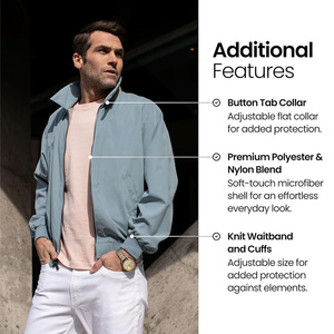 Chaqueta cortavientos Softshell impermeable ligera para hombre para correr senderismo marca personalizada chaqueta de motocicleta llena de algodón - Product Image 5