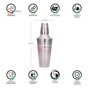Shaker à cocktail de forme ronde Design créatif Accueil et fêtes de restaurant Mélangeur avec agitateur à cocktail à bas prix - Product Image 3
