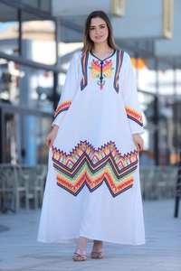 2025 nouveau Design Maxi femmes robe élégante longue Maxi robes à manches longues brodé mexicain vêtements concepteur Occasion robe - Product Image 4