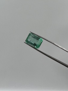 100 Esmeralda colombiana natural sin tratar y sin calentar Calidad fina Corte Asscher de grado premium 6,01 quilates para la fabricación de joyas - Product Image 5
