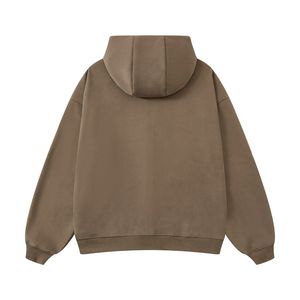 Nouveau design de sweat à capuche zippé pour hommes impression de broderie personnalisée de haute qualité 420 grammes de sweats à capuche à fermeture éclair en coton polaire lourd - Product Image 2