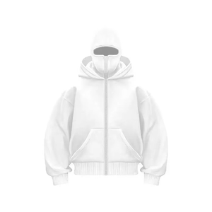 Sudadera con Capucha y Cremallera para Adultos, Chaqueta de Invierno de Forro Polar Suave, Sudadera con Capucha Cortavientos Informal y Holgada para Hombre y Mujer, Ecológica, 100% Forrada - Product Image 5