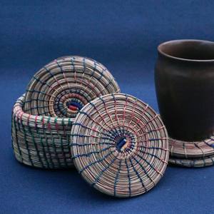 Square Rattan Coasters Cup Base Plates & Dishes Insulated Hot Pads Wedding Sea Grass Wicker Table Decoration <b>Placemat</b> - Product Image 5