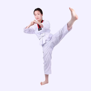 Nouveau Kimono Jiu Jitsu en coton ample Vêtements de Taekwondo pour hommes et femmes Vêtements d'arts martiaux à manches courtes et longues pour le printemps et l'été - Product Image 1