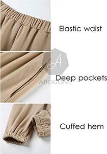 Pantalon de jogging décontracté en coton éponge et modal pour femmes avec poche plaquée logo de transfert de chaleur imprimé Design personnalisé Sweatpa pour femmes - Product Image 3