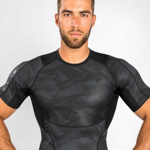 Personalizado Hombres Rash Guard para hombres Bjj Rash Guard Manga corta Rash Guard Alta calidad - Product Image 2