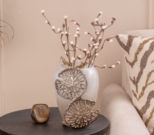 แจกันดอกไม้สไตล์วินเทจคลาสสิกดีไซน์เหนือกาลเวลาเพิ่มความหรูหราและมีสไตล์ให้กับห้องนั่งเล่นโต๊ะรับประทานอาหารหรือพื้นที่สำนักงาน - Product Image 4