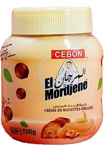 Pâte à tartiner au chocolat et aux noisettes El Mordjene avec des noix en vente - Product Image 3