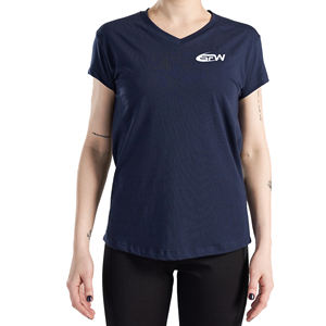 Camisetas de manga corta con estampado personalizado para mujer, venta al por mayor, colección de verano transpirable relajada informal, ecológica - Product Image 1