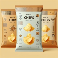 Sacs en plastique laminés à dos scellé sur mesure pour snacks, chips, popcorn, chips de pommes de terre, sacs anti-odeurs