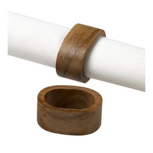 Servilleteros de madera grabados de diseño clásico, servilleteros de madera hechos a mano elegantes para eventos, Decoración de mesa y uso de Hotel - Product Image 3