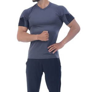 Camiseta Deportiva para Hombre, Cuello Redondo, Manga Corta, Corte Regular, Transpirable, Ecológica, 100% Algodón, para Gimnasio - Product Image 3