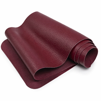 Cuir PU professionnel épais gaufré texture litchi souple pour la fabrication de sièges de voiture