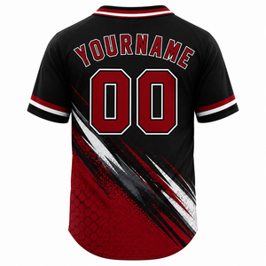 Maillot de baseball pour homme Sinewy, nom et numéro personnalisés brodés, manches courtes, coupe classique, grandes tailles, adultes, toutes saisons, 100% polyester - Product Image 2