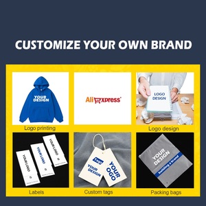 Sudadera con capucha corta Premium para mujer con manga larga y cremallera personalizada bordada 100% algodón para invierno - Product Image 6