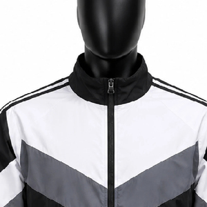 Veste de survêtement unisexe de haute qualité 100% laine, entièrement zippée, coupe ample, imperméable, coupe-vent, pour l'hiver - Product Image 3
