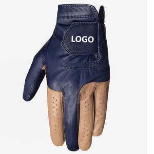 Logo personnalisé Main gauche Gants de golf en peau de mouton Cabretta complet Professionnel en cuir véritable Accessoire de sport Camouflage Protection UV - Product Image 5