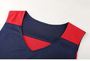 Maillot de basket-ball réversible personnalisable pour homme, 100% polyester, personnalisé, bon marché, respirant, ensemble d'uniformes d'entraînement - Product Image 4