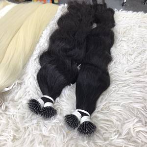 Extension de cheveux humains vierges du Vietnam 30 pouces vague naturelle Nano Tip cheveux kératine type groupé de NanoTip cheveux - Product Image 1