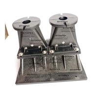 Trompe de tweeter en plastique pour guide d'ondes, trompe de ligne acoustique 2*1 pouce, guide d'ondes pour ligne acoustique 240*230*180mm pour système de haut-parleurs bidirectionnel