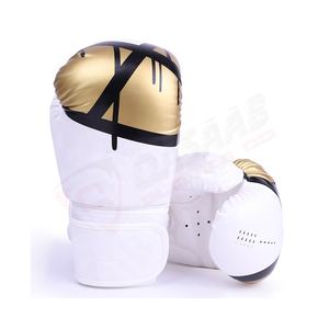 Gants Magic-Straps Gants de sparring en cuir de haute qualité Muay-Thai Training Kickboxing Fighting Heavy-Work Bag Punching Gloves - Product Image 3
