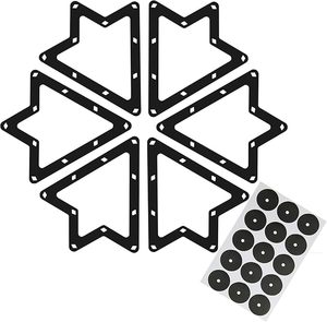 Xmlinco 6 pièces Support <span class=keywords><strong>de</strong></span> rangement <span class=keywords><strong>de</strong></span> billes <span class=keywords><strong>de</strong></span> <span class=keywords><strong>billard</strong></span> <span class=keywords><strong>magique</strong></span> ultra-fin pour 9/10 billes - Product Image 1