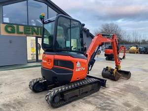 Miniexcavadora Kubota U27-4 de 2 Toneladas, Excavadora Usada Original para Construcción con Accesorio de Cuchara - Product Image 6