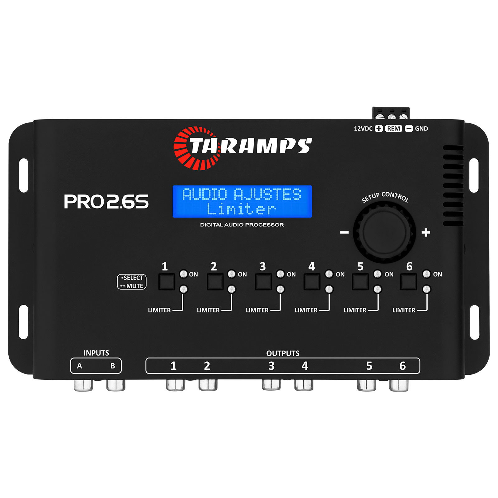 Цифровой сигнальный процессор taramp Pro 2,6 S, эквалайзер 3-диапазонный графический эквалайзер, ограничитель 6 каналов, регулируемая автомобильная аудиосистема