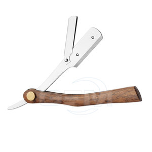 Nueva llegada de alta calidad borde hoja de acero inoxidable Barbero maquinilla de afeitar al por mayor precio bajo - Product Image 3